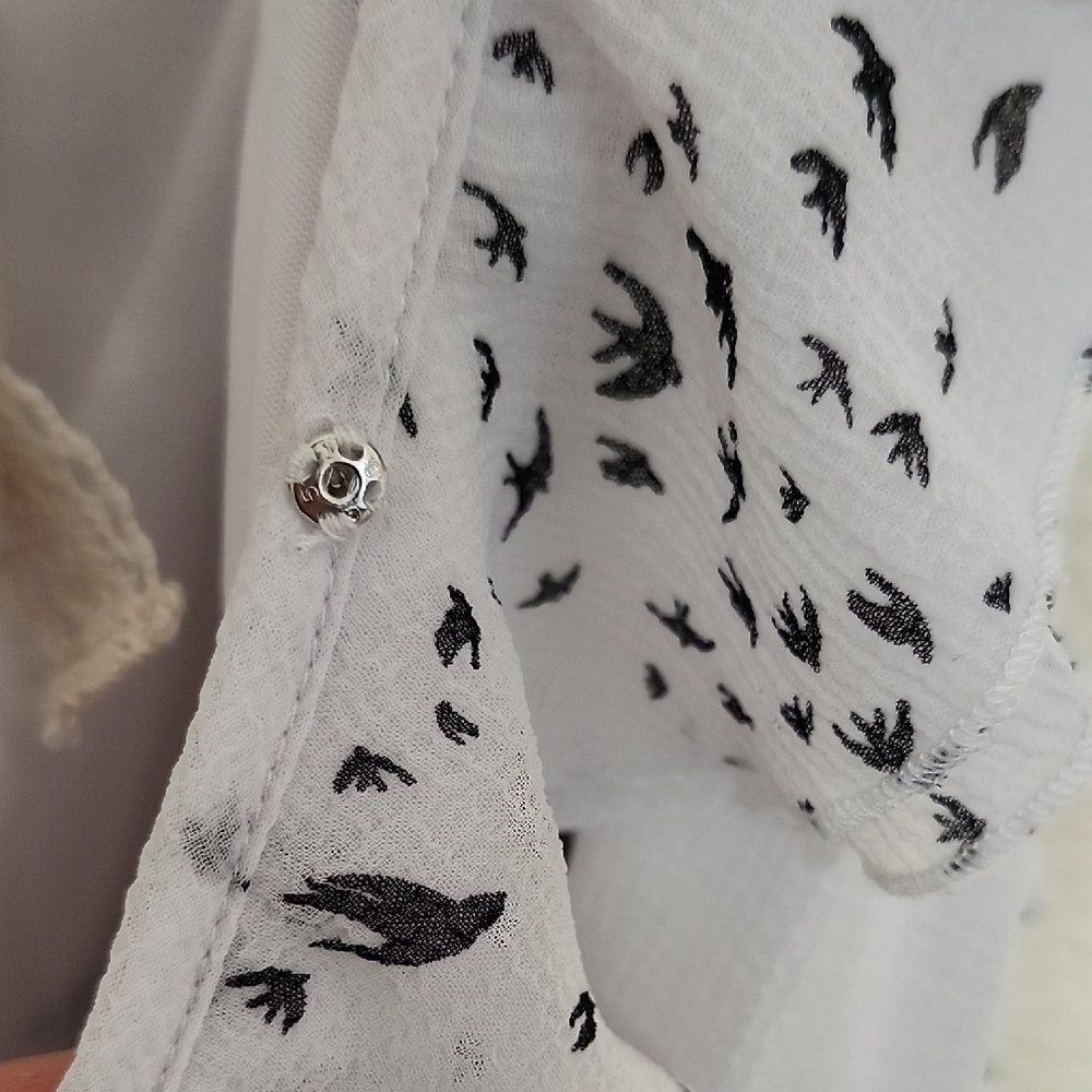 H&M White Ruffled Sleeveless Mini Dress - Picture 4 of 12